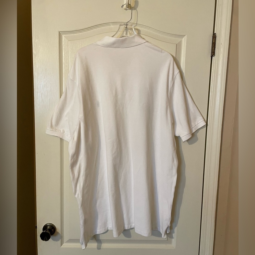 Polo Ralph Lauren White Polo Shirt Yacht Club Embroidered Nautical Size 2XLT - Picture 9 of 9